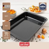 thumbnail of Plat à four XXL rectangle 40 x 29 cm en acier émaillé Zenker Spécial Cooking