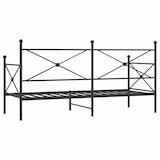 thumbnail of vidaXL Tagesbett ohne Matratze Schwarz 80x200 cm Stahl
