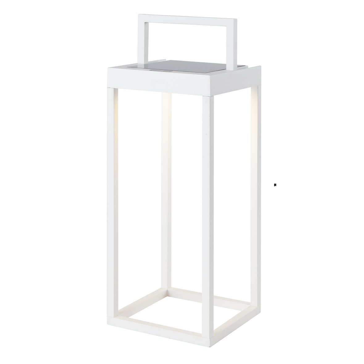 Lumisky HYDRA H33CM Solarbatterie-Laterne Aluminium Weiss