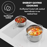 thumbnail of Delicatessa 90 Hybrid Einbaukochfeld Induktion 5 Zonen 7400W Weißes Glas
