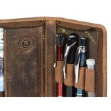 thumbnail of Greenburry Stiftetui Leder Federmappe Stiftetui mit Reißverschluss VINTAGE