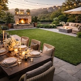 thumbnail of Tapete de gramado sintético grama falsa artificial 25 MM 1X25 MT 84822