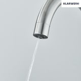 thumbnail of Félix | Grifo de agua potable de 3 vías de plata cepillada premium | Grifo de cocina de ósmosis de acero inoxidable 360 grados | Filtrar 3 conexiones