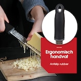 thumbnail of HGMD Handrasp lang - Rasp - Citroenrasp - Kaasrasp - Gemberrasp - Knoflookrasp - Smalle lange rasp - RVS rasp - inclusief borstel