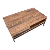 thumbnail of Tavolo da caffè in legno marrone con cassetto cm 118x70x40