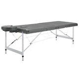 thumbnail of Helloshop26 - 4-teilige Massageliege mit Edelstahlrahmen 186 x 68 cm anthrazit 02_0001799
