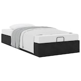 thumbnail of vidaXL Ottoman-Bett ohne Matratze Schwarz 80x200 cm Samt