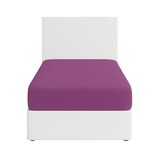 thumbnail of Benetton - Conjunto de 2 lençóis com elástico medindo 100x200cm + 30cm para uma cama de 90cm na cor Rainbow Purple.