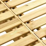 thumbnail of Tumbona doble de madera de pino impregnada verde