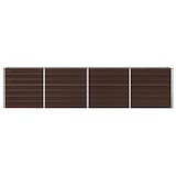 thumbnail of vidaXL Hochbeet 320 x 40 x 77 cm Verzinkter Stahl Braun
