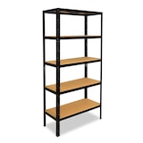 thumbnail of shelfplaza BLACK 200x40x45 cm Schwerlastregal in schwarz mit 5 Böden und 175 kg Traglast pro Boden