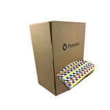 thumbnail of Pomebio Papieren Rietjes - Gestreept - 8x195 mm - Dispenserbox 500 stuks