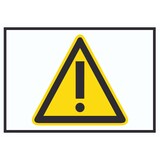 thumbnail of Achtung Zeichen Gelb Symbol Schild A2 (420x594mm)
