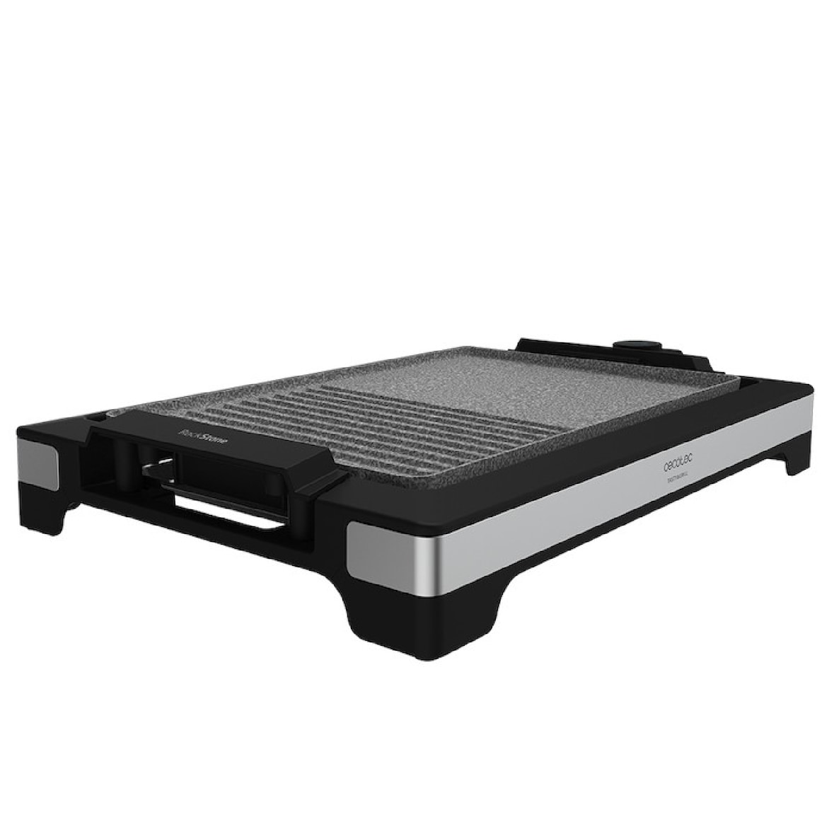 Cecotec Plancha eléctrica Tasty&Grill 2000 Inox MixStone