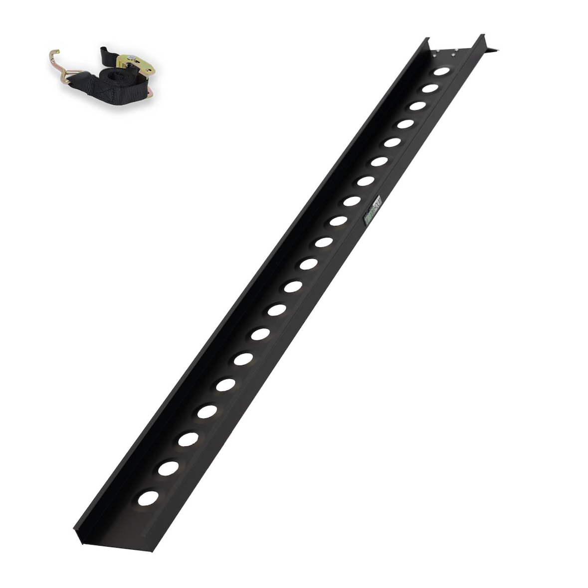 TRUTZHOLM 1 x Auffahrschiene 194 cm Traglast 200 kg Alu Auffahrrampe Verladerampe Rampe schwarz