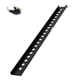 thumbnail of TRUTZHOLM 1 x Auffahrschiene 194 cm Traglast 200 kg Alu Auffahrrampe Verladerampe Rampe schwarz