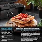 thumbnail of Arendo Sandwichmaker Waffeleisen Kontaktgrill mit abnehmbaren Platten - mit Antihaftbeschichtung - spülmaschinentauglich - BPA frei