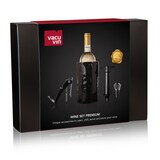 thumbnail of Vacu Vin Geschenkset Wein Premium, 4-tlg., Korkenzieher, Weinkühler, Stopfen, Zubehör, 3890460