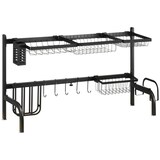 thumbnail of HOMCOM - Abtropfgestell - 93L x 30B x 52H cm - schwarz