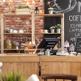 thumbnail of Relaxdays Kaffee Organizer, 9 Fächer, Bambus, HBT: 24 x 26,5 x 17,5 cm, Kaffeestation & Teebeutel Aufbewahrung, natur