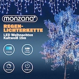 thumbnail of Monzana Lichterkette 15m 400 LED Kaltweiß Innen & Außen Fernbedienung Regenlichterkette Weihnachten Deko Regen
