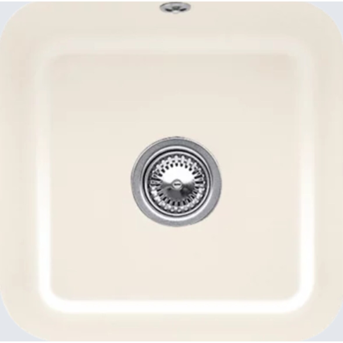 Villeroy&Boch Spülbecken, Küchenspüle Cisterna 50 Crema 445x445mm, Unterschrankbreite 50cm