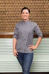 thumbnail of Chef Works® Damenkochjacke LANSING, Knöpfe, lite & Cool Vent™, Weiß, Größe XS