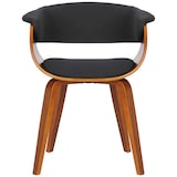 thumbnail of Chaise de Salle à Manger Bruce Noir /Noyer