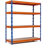 thumbnail of Etagère rack 2x4 pl bois / métal 40x240xH192,4 cm 200 kg/plateau