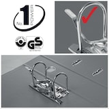 thumbnail of Esselte Raccoglitore a Leva Formato A4, Grigio, in Plastica con Dorso da 7,5 cm, Confezione da 10