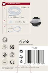 thumbnail of Paulmann USB LED Strip Neon Colorflex Grün 1m   4,5W 10lm/m 120 LEDs/m 3000K  70563