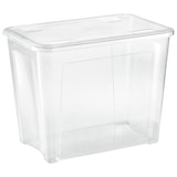 thumbnail of aro Combi-Box mit Deckel, Kunststoff, 58,2 x 38 x 45,8 cm (B x T x H), 67 L, transparent