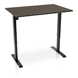 thumbnail of Zit-sta bureau elektrisch verstelbaar - MRC EASY 120 x 80 cm | frame zwart - blad bruin eiken