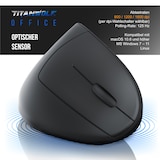 thumbnail of TITANWOLF - Maus Vertikal Wireless - ergonomische Funk Vertikalmaus 2,4 Ghz - USB Vertical Mouse - Funkmaus ergonomisches Design - armschonend