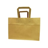 thumbnail of Tragetasche braun XL 32 cm x 17 cm x 27 cm Karton (250 Stück)