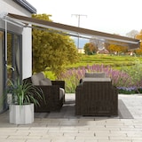 thumbnail of Toldo manual retráctil 350x250 cm toldo para balcón con manivela de metal impermeable y anti-UV para jardín terraza ventanas