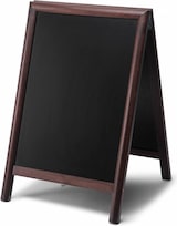 thumbnail of Showdown Kundenstopper Kreidetafel Natura - 55x85cm -Holz - Dunkelbraun