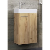 thumbnail of VCM Badmöbel Waschtisch Slito Honig-Eiche H. 60 x B. 41 x T. 22 cm