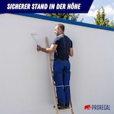 thumbnail of PROREGAL Sprossen-Anlegeleiter Holz ohne Traverse 8 Sprossen