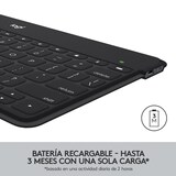 thumbnail of Logitech Teclado Bluetooth sem fios compacto Keys-To-Go para Iphone cor-de-rosa