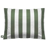 thumbnail of Housse vide de pouf rayé XXL imperméable 180x145cm vert cactus + blanc