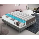 thumbnail of MaterassieDoghe - Materasso 100x190 a molle insacchettate - 4 cm di Memory Foam - 800 molle insacchettate - 9 zone di comfort - Ortopedico
