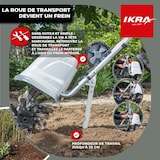 thumbnail of Elektrische rotovator 1500W Werkbreedte 17-45cm 6 messen - Werkdiepte 23cm Grondbewerking tuin IKRA