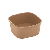 thumbnail of 300x Kartonschale, braun, 600ml, quadratisch