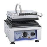 thumbnail of Plancha para gofres KBS con placa fija para 2 gofres, cajón para restos de 10 x 17 x 1,5 cm.