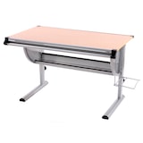 thumbnail of Schreibtisch Bürotisch Oxford, höhenverstellbar, neigbar ~ natur, Buche