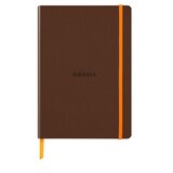 thumbnail of Rhodiarama Notizbuch A5 Softcover, 80 Blatt elfenbein 90g, dot/punktkariert, mit Gummizugverschluss - Bronze 117478C