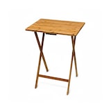 thumbnail of Relaxdays Beistelltisch zum Klappen, platzsparend, robust, nachhaltiges Bambus Holz, Klapptisch HBT 63x48x38,5 cm, natur