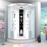 thumbnail of Dusche Duschkabine D26-EH-EA Duschtempel Sauna 130x130 cm OHNE 2K ScheibenVersiegelung