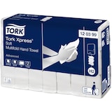 thumbnail of Tork Xpress Advanced handdoek 2-laags, systeem H2, wit, formaat 34x21,2 cm, pak van 21 stuks